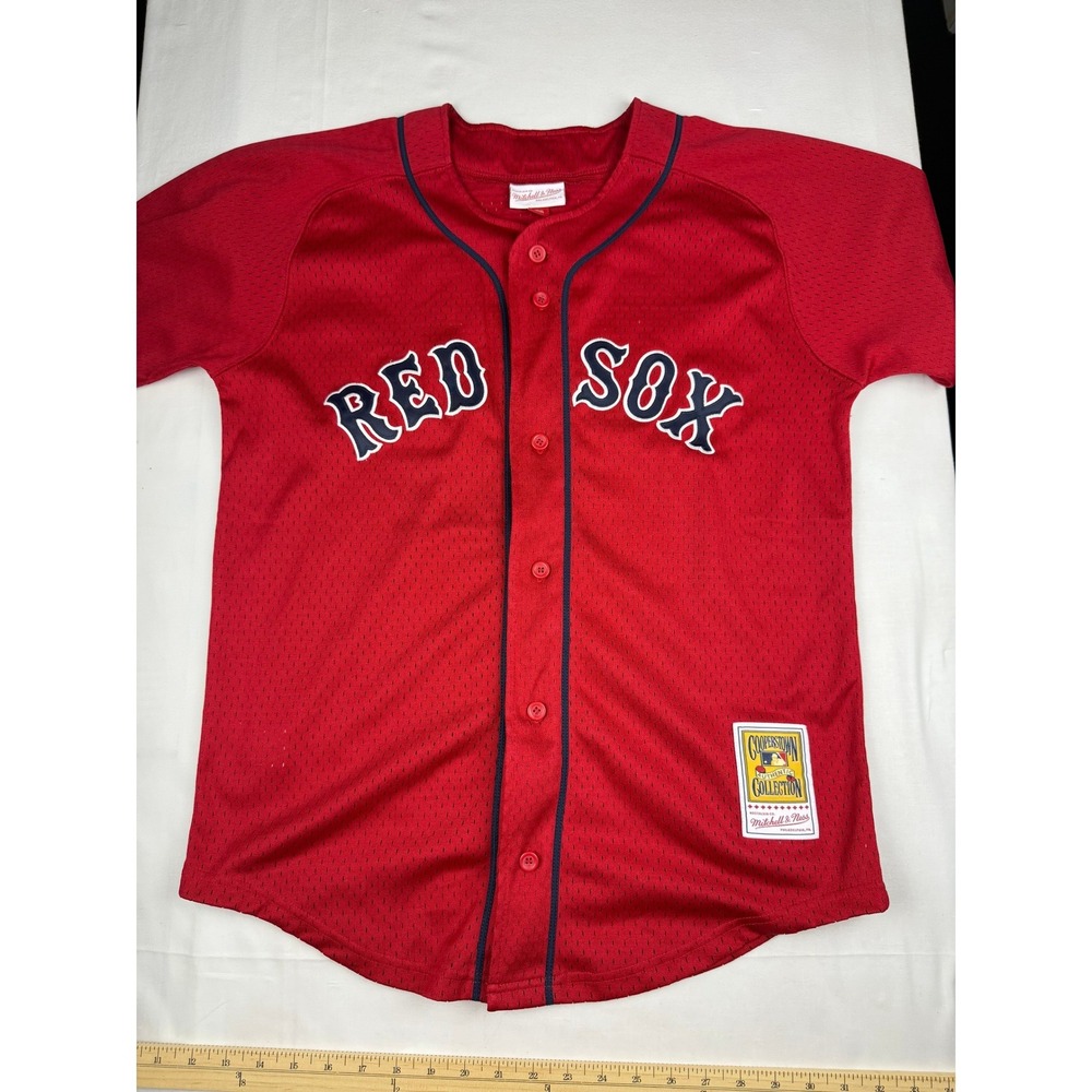 Mitchell & Ness Jersey XL Red Boston Red Sox David Ortiz 34 Cooperstown Mesh